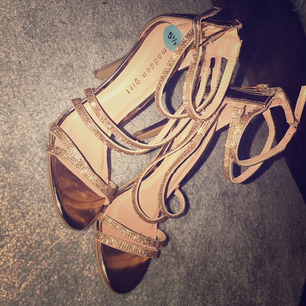 Rose gold heels